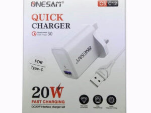 OSC12 ONESAM 20W QUICK CHARGER TYPE C - Shoppypack