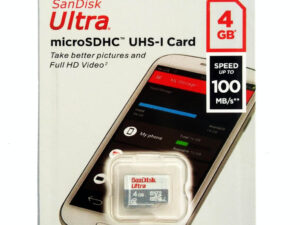 4GB SANDISK ULTRA MICRO SD MEMORY CARD - Shoppypack