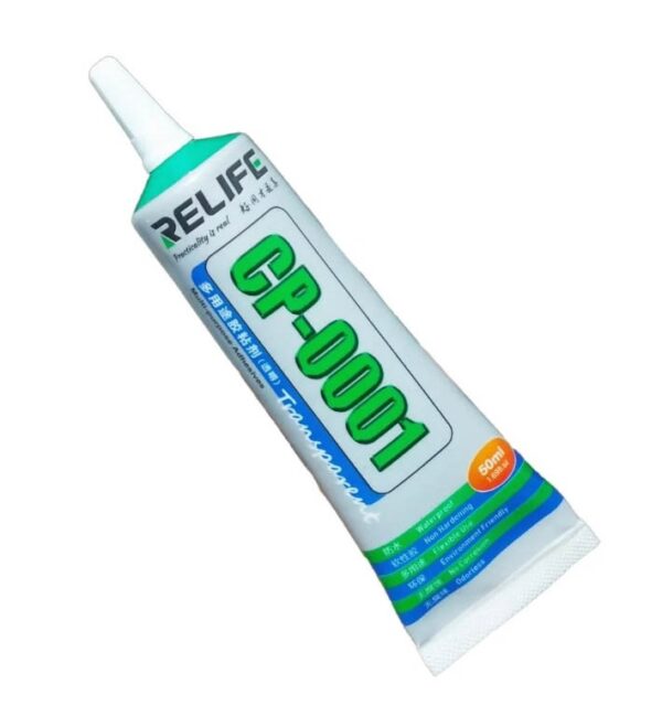 CP0001 RELIFE WHITE TRANSPARENT GLUE 50 ML - Shoppypack