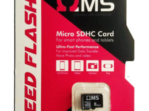 8GB OMS MICRO SDHC SPEED FLASH MEMORY CARD - Shoppypack