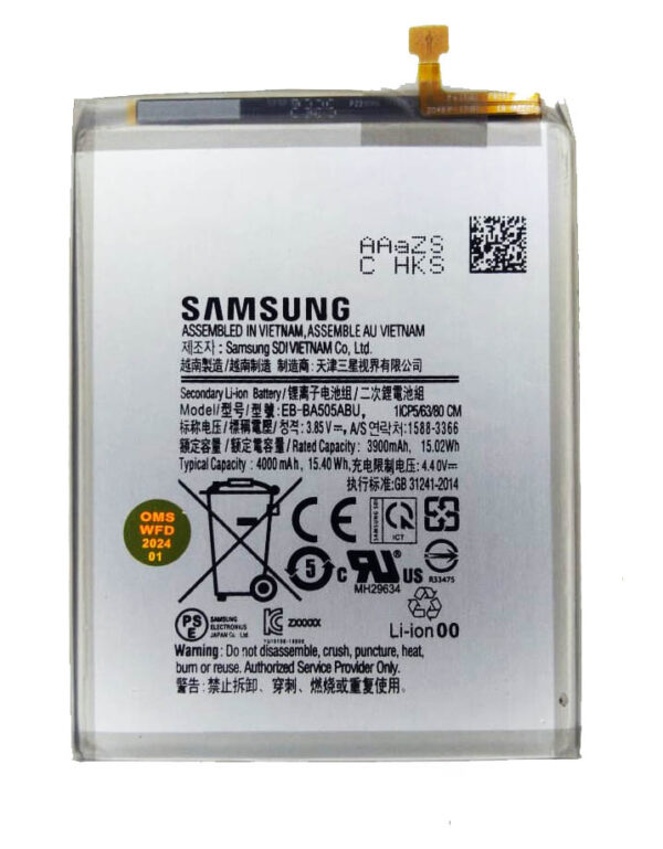 EBBA505ABU SAMSUNG A50 / A20 / A50S BATTERY - Shoppypack