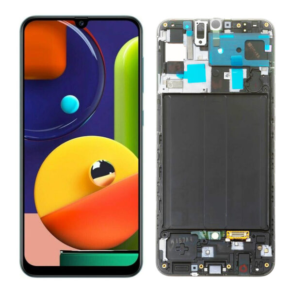 SAMSUNG A50S LCD WITH FRAME HIGH QUALITY LCD - Shoppypack