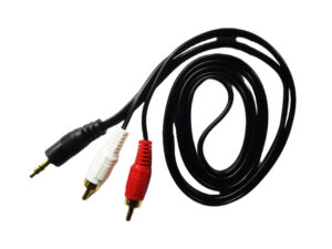 2RC STEREO SOUND AUDIO AUX CABLE 1M - Shoppypack