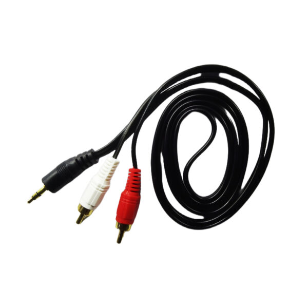 2RC STEREO SOUND AUDIO AUX CABLE 1M - Shoppypack