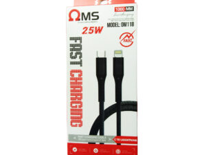 OMS OM118 TYPE C TO LIGHTNING CABLE 25W