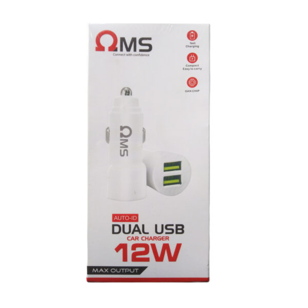 OMS OM208 CAR CHARGER 2.4A - Shoppypack