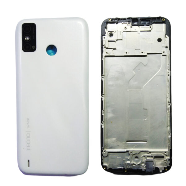 TECHNO SPARK 6GO FULL HOUSING WITH MIDDLE FRAME