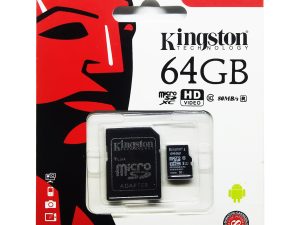 64GB KINGSTON MICRO SD HC MEMORY CARD