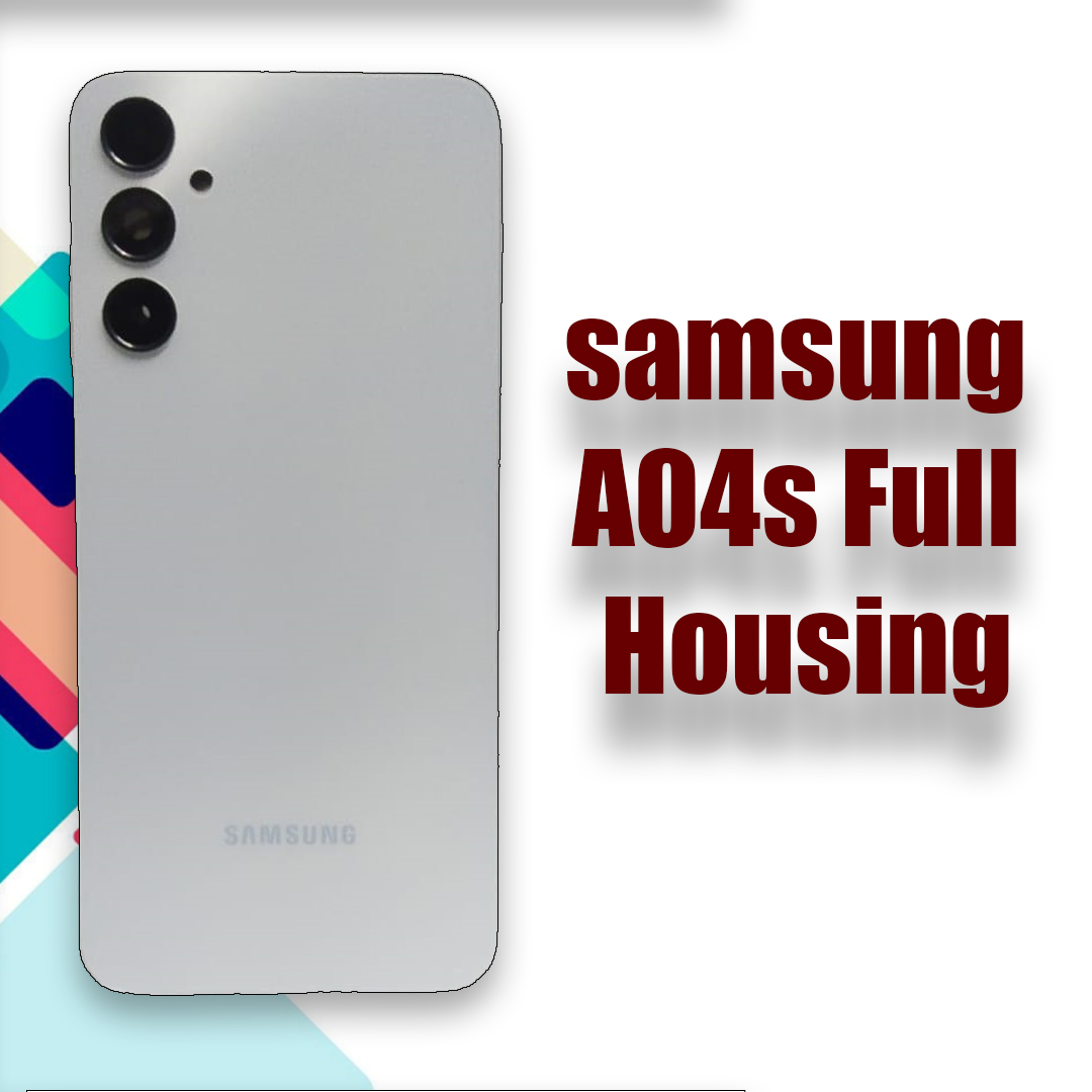 SAMSUNG A04S FULL HOUSING WITH MIDDLE FRAME - Shoppypack Full Body ORIGINAL GALAXY BLACK REPLACEMENT COMPATIBLE COPLETE MIDDLE FRAME