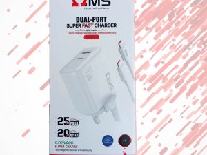 OMS OM424 DUAL PORT SUPER FAST CHARGER 20W 25W - Shoppypack