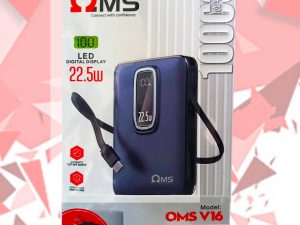 OMS V16 WIRELESS POWER BANK 10000MAH - Shoppypack