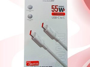OMS OM723 TYPE C TO TYPE C PD CABLE - Shoppypack FAST CHARGING  DATA  SUPPORT